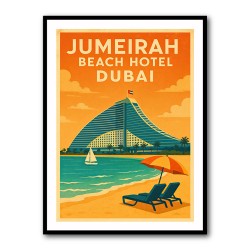 Jumeirah Beach Hotel Poster 1 Wall Art