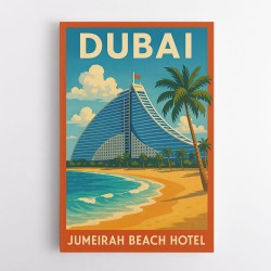 Jumeirah Beach Hotel Poster Wall Art