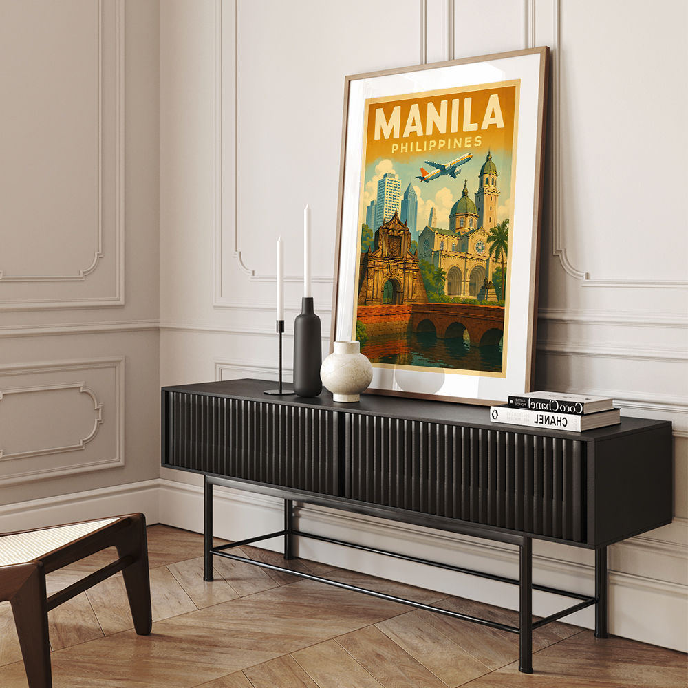 Manila Travel Poster 1 Wall Art Manila Travel Poster 1 Wall Art
