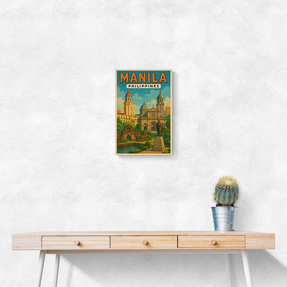 Manila Travel Poster Wall Art