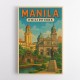 Manila Travel Poster Wall Art