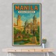Manila Travel Poster Wall Art