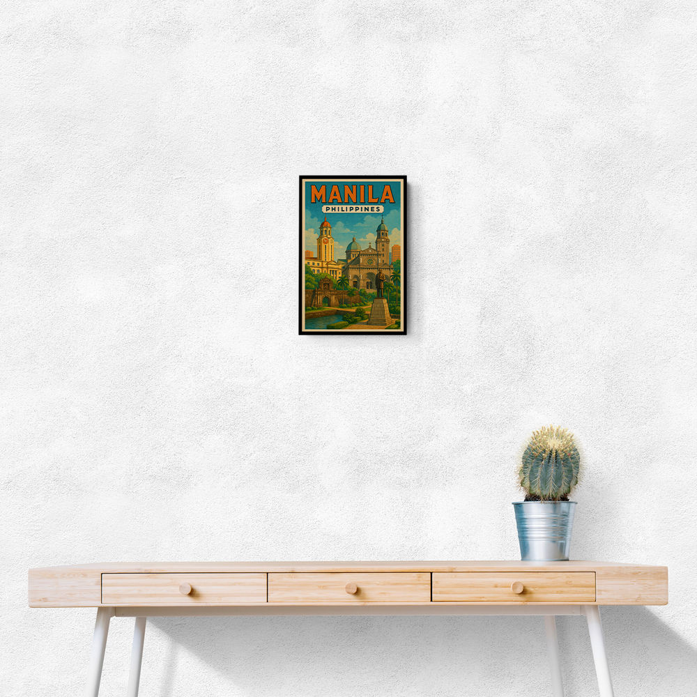Manila Travel Poster Wall Art