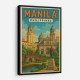 Manila Travel Poster Wall Art