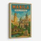 Manila Travel Poster Wall Art