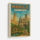 Manila Travel Poster Wall Art