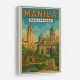 Manila Travel Poster Wall Art