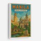 Manila Travel Poster Wall Art
