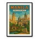 Manila Travel Poster Wall Art