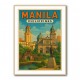 Manila Travel Poster Wall Art