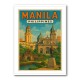 Manila Travel Poster Wall Art