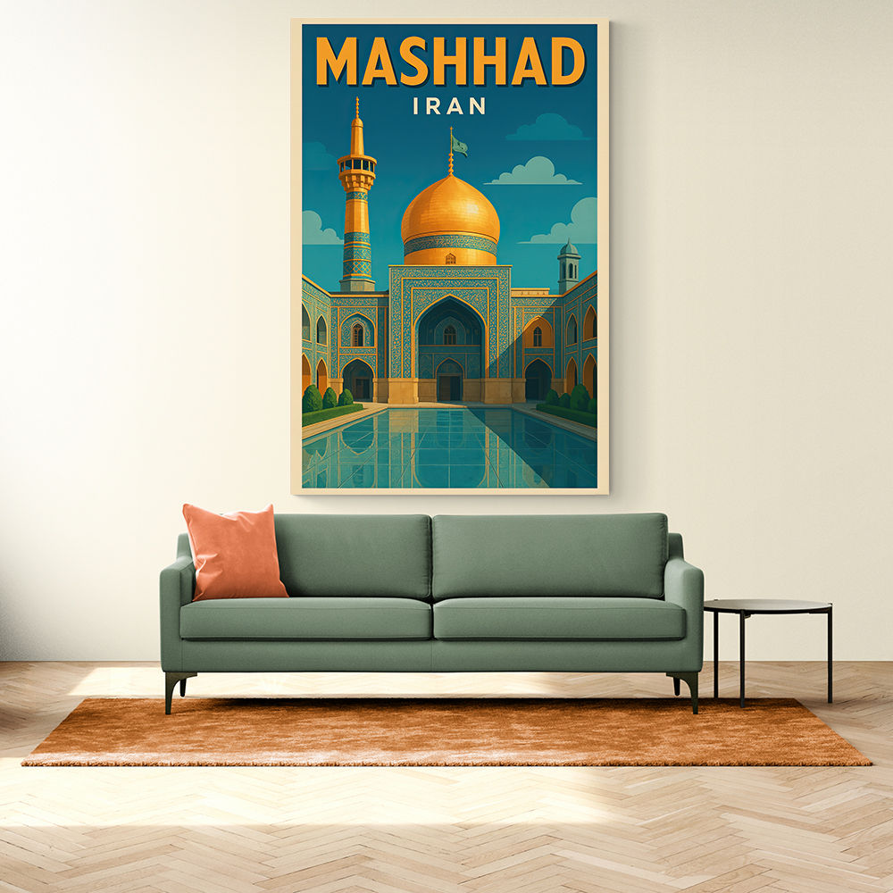 Mashhad Iran Travel Poster 1 Wall Art Mashhad Iran Travel Poster 1 Wall Art