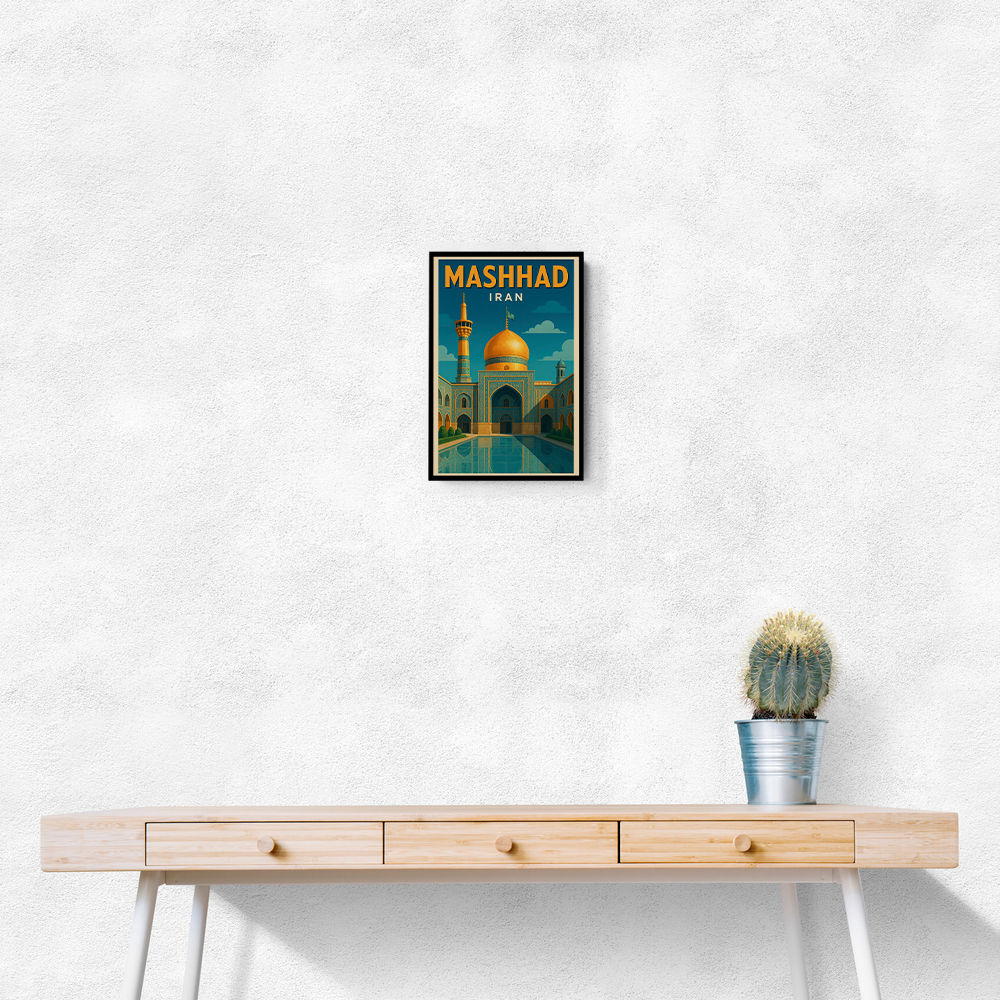 Mashhad Iran Travel Poster 1 Wall Art Mashhad Iran Travel Poster 1 Wall Art