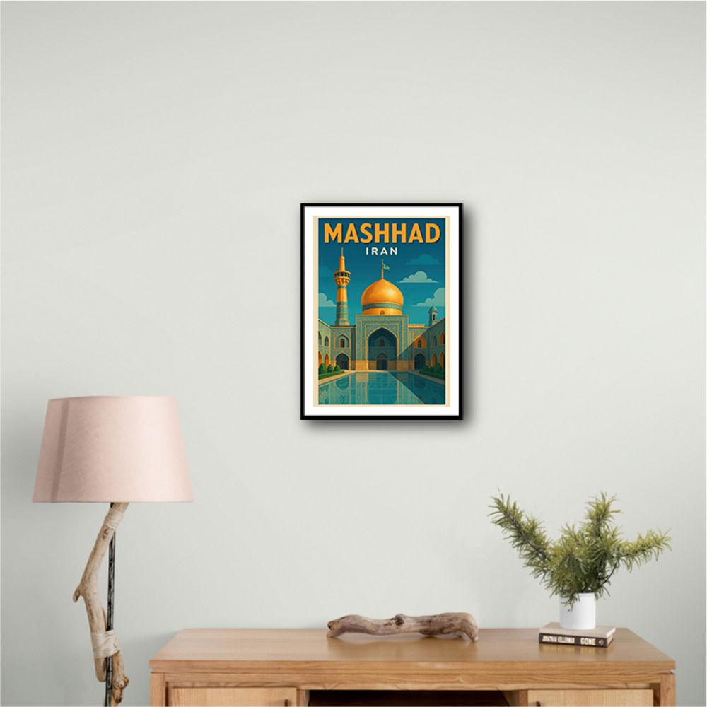 Mashhad Iran Travel Poster 1 Wall Art Mashhad Iran Travel Poster 1 Wall Art