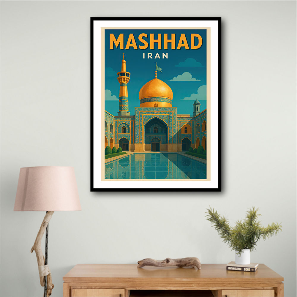 Mashhad Iran Travel Poster 1 Wall Art Mashhad Iran Travel Poster 1 Wall Art