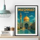 Mashhad Iran Travel Poster 1 Wall Art Mashhad Iran Travel Poster 1 Wall Art