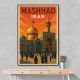 Mashhad Iran Travel Poster Wall Art Mashhad Iran Travel Poster Wall Art