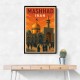 Mashhad Iran Travel Poster Wall Art Mashhad Iran Travel Poster Wall Art