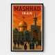 Mashhad Iran Travel Poster Wall Art Mashhad Iran Travel Poster Wall Art