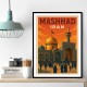 Mashhad Iran Travel Poster Wall Art Mashhad Iran Travel Poster Wall Art