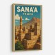 Sanaa Yemen Travel Poster 1 Wall Art Sanaa Yemen Travel Poster 1 Wall Art