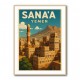 Sanaa Yemen Travel Poster 1 Wall Art Sanaa Yemen Travel Poster 1 Wall Art