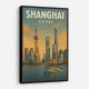 Shanghai Travel Poster Wall Art Shanghai Travel Poster Wall Art