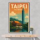 Taipei Taiwan Travel Poster 1 Wall Art Taipei Taiwan Travel Poster 1 Wall Art