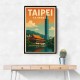 Taipei Taiwan Travel Poster 1 Wall Art Taipei Taiwan Travel Poster 1 Wall Art