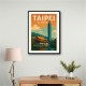 Taipei Taiwan Travel Poster 1 Wall Art Taipei Taiwan Travel Poster 1 Wall Art
