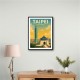 Taipei Taiwan Travel Poster Wall Art Taipei Taiwan Travel Poster Wall Art