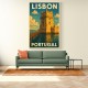 Belém Tower Lisbon Travel Poster Wall Art Belém Tower Lisbon Travel Poster Wall Art