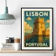Belém Tower Lisbon Travel Poster Wall Art Belém Tower Lisbon Travel Poster Wall Art