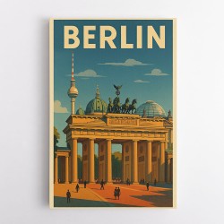 Berlin Travel Poster 1 Wall Art