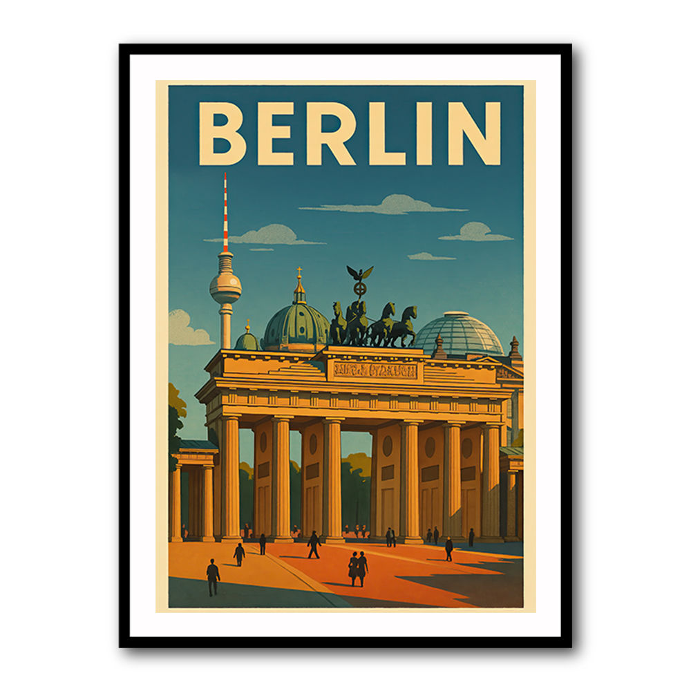 Berlin Travel Poster 1 Wall Art Berlin Travel Poster 1 Wall Art