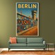 Berlin Travel Poster Featuring Berlin Wall 1 Wall Art Berlin Travel Poster Featuring Berlin Wall 1 Wall Art