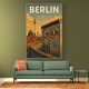 Berlin Travel Poster Featuring Berlin Wall Wall Art