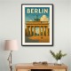 Berlin Travel Poster Featuring Brandenburg Gate Wall Art Berlin Travel Poster Featuring Brandenburg Gate Wall Art