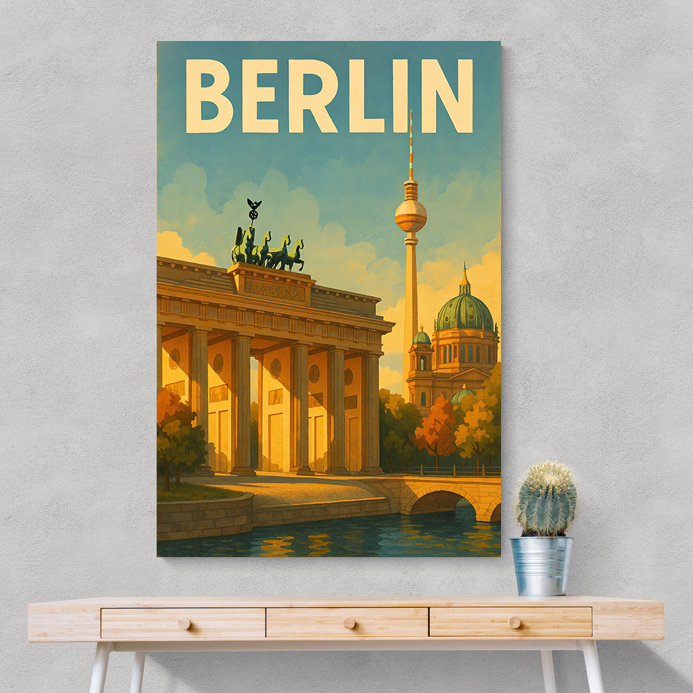 Berlin Travel Poster Wall Art