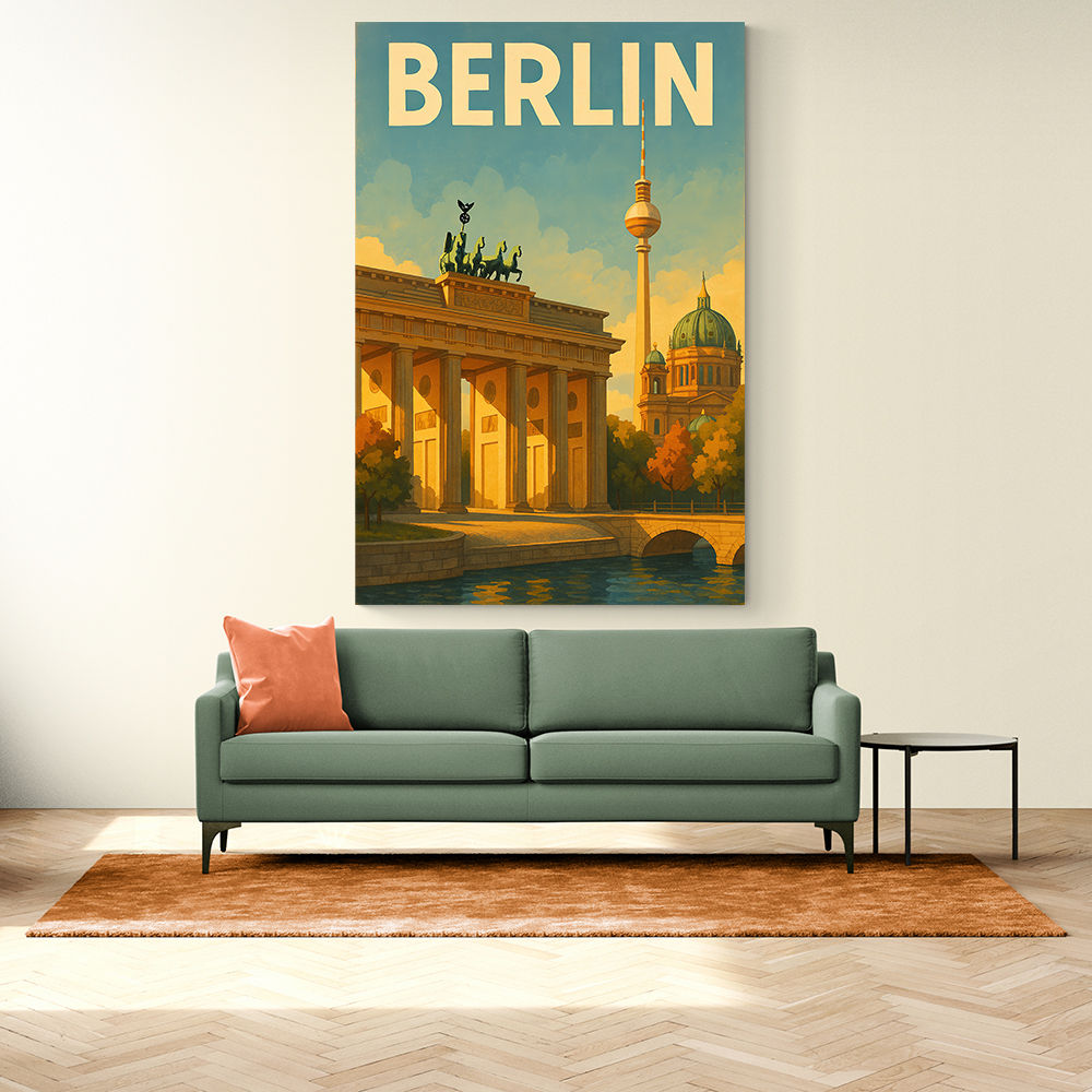 Berlin Travel Poster Wall Art