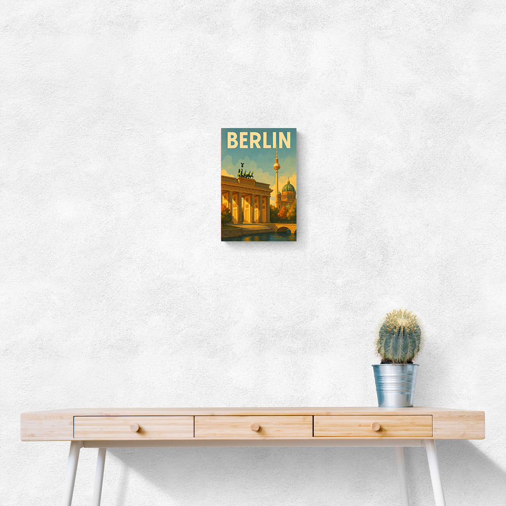 Berlin Travel Poster Wall Art