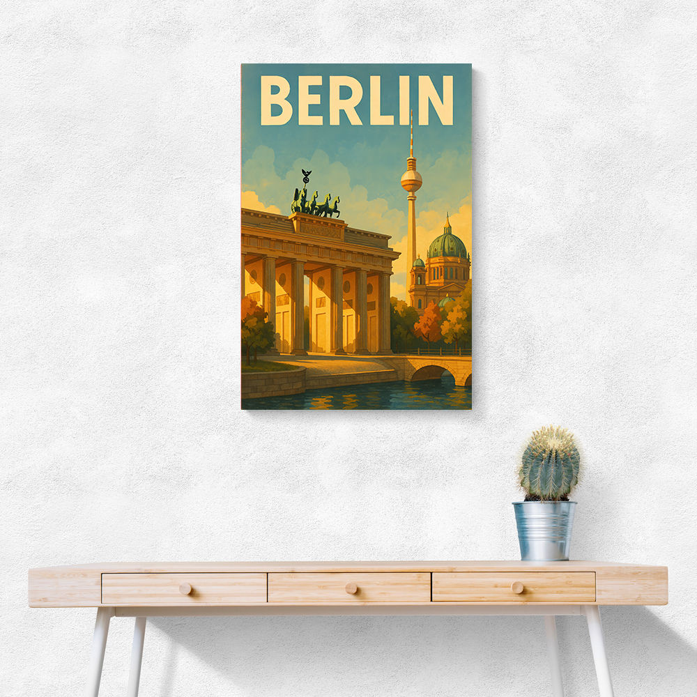 Berlin Travel Poster Wall Art