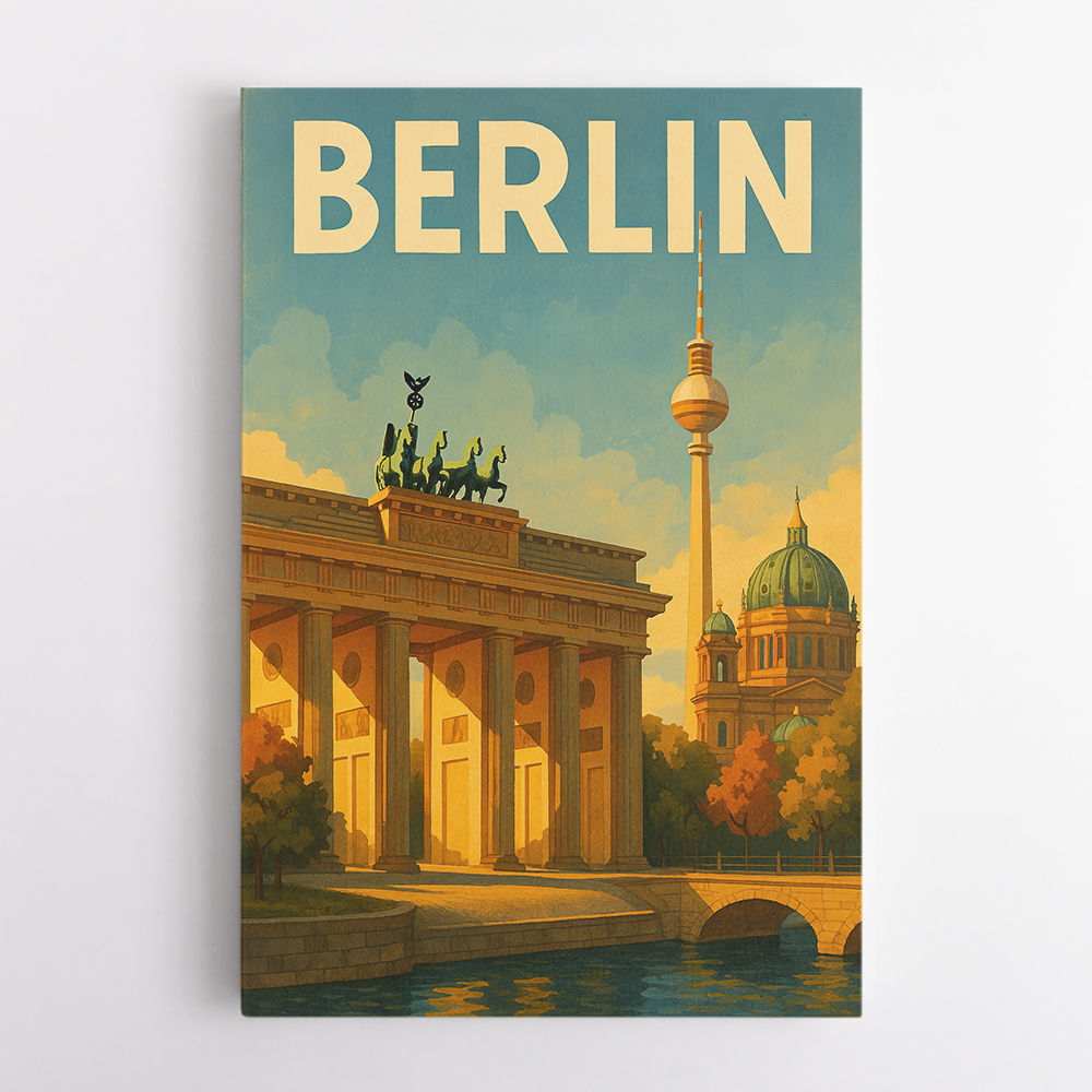 Berlin Travel Poster Wall Art