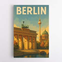 Berlin Travel Poster Wall Art