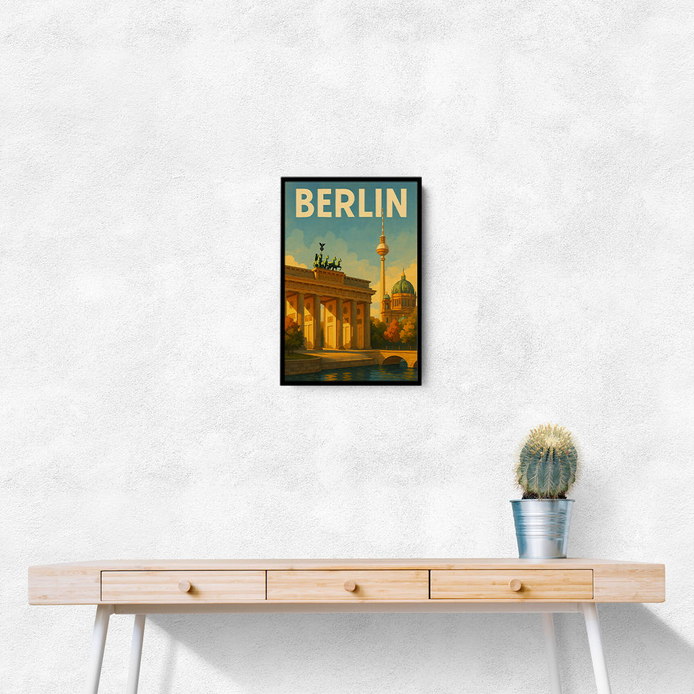 Berlin Travel Poster Wall Art