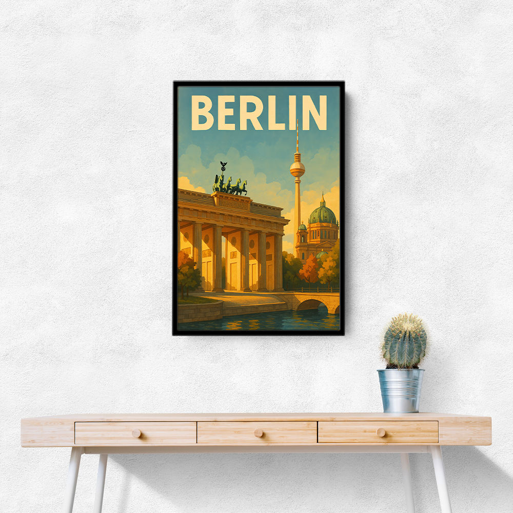 Berlin Travel Poster Wall Art