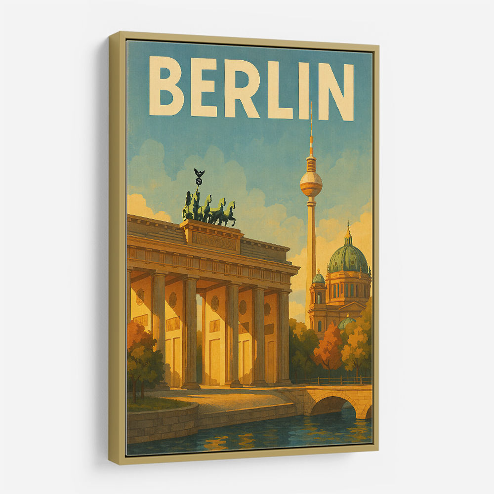 Berlin Travel Poster Wall Art