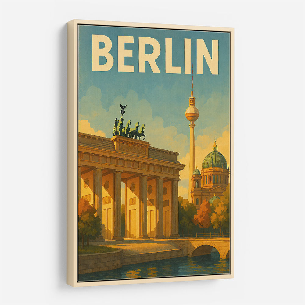 Berlin Travel Poster Wall Art