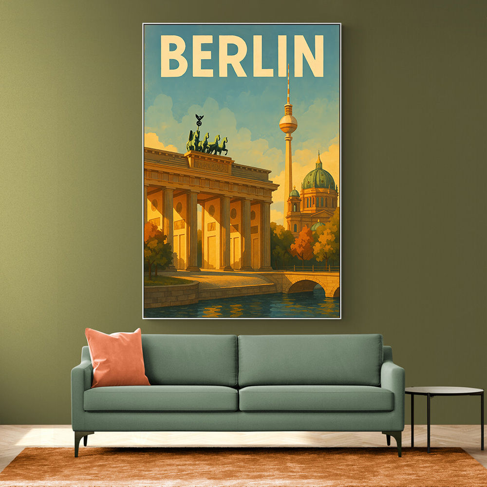 Berlin Travel Poster Wall Art