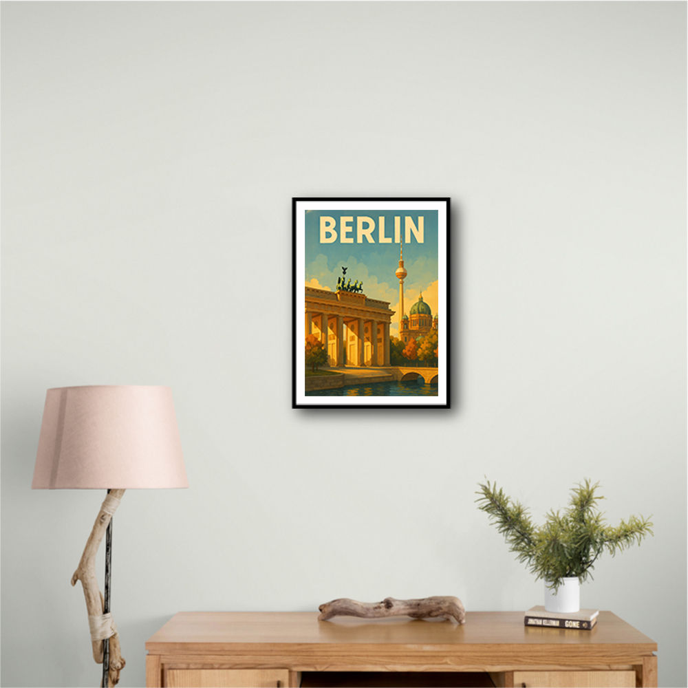 Berlin Travel Poster Wall Art